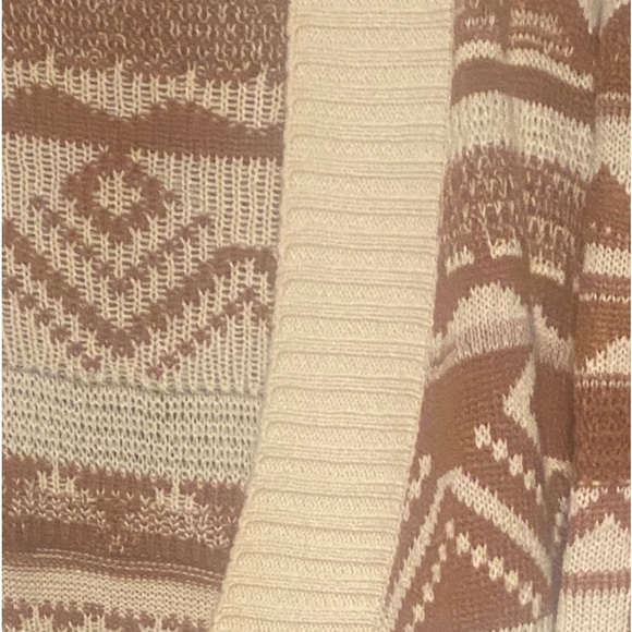 Long Fringe Bottom Tie Waist Shrug Sweater Cardigan Size XS - Picture 7 of 7